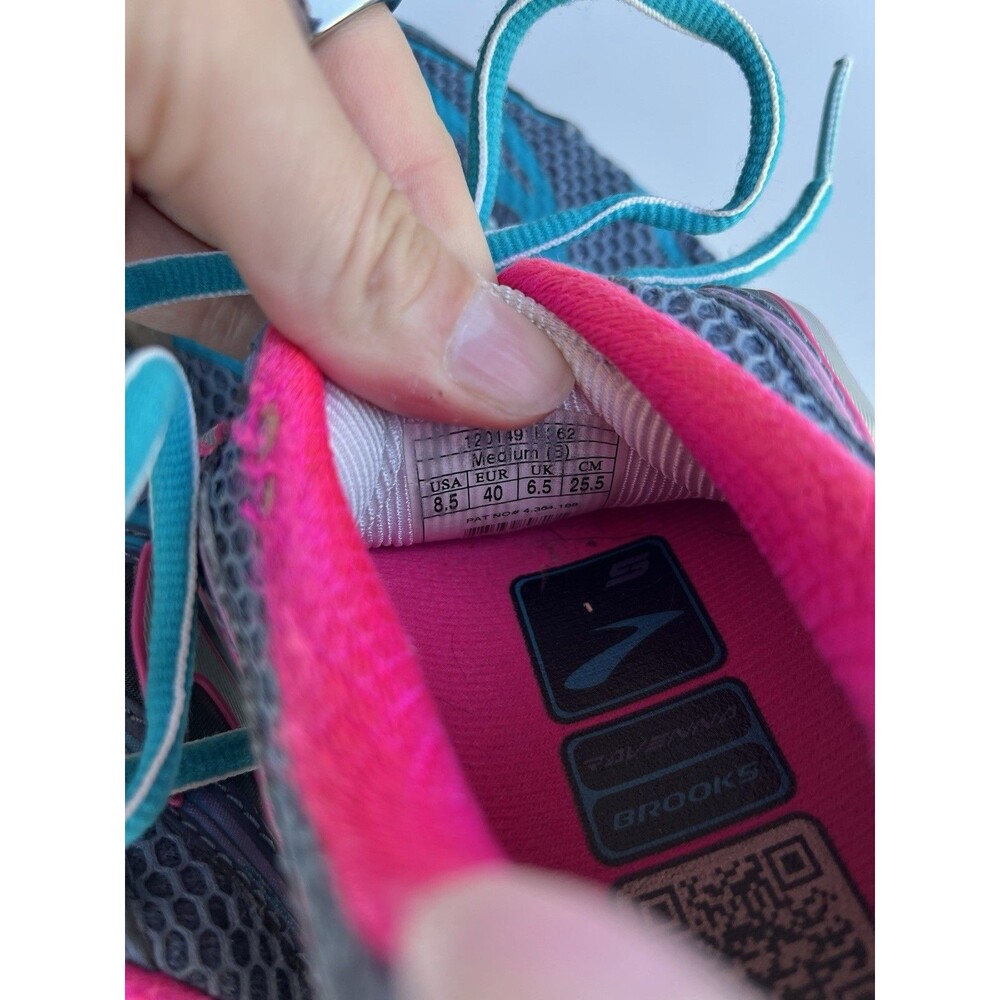 Brooks Ravenna DNA 5 Blue/Pink Running Shoes Women’s Size 8.5 - Picture 4 of 5